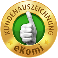 eKomi Bewertungsplattform Siegel