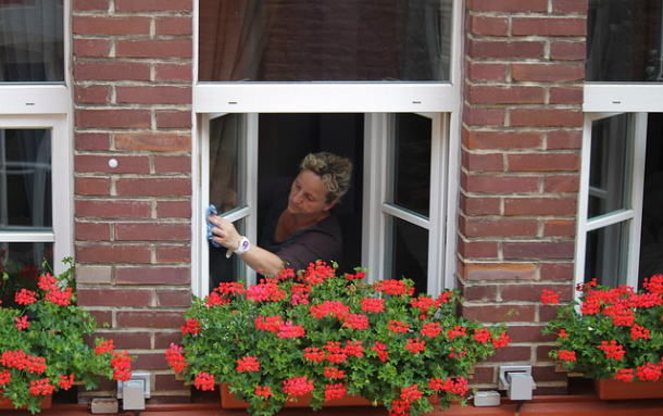 Lass' die Sonne rein - Fenster und Vorhänge auf Frühjahr trimmen