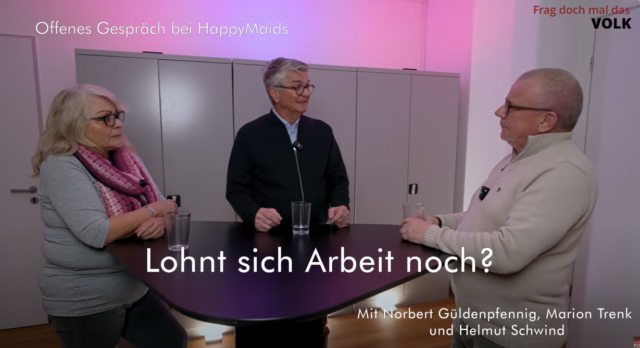 Lohnt sich Arbeit noch? – HappyMaids im Gespräch | Frag doch mal das Volk